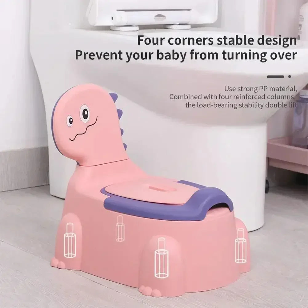 Baby Toilet Seat Cartoon Dinosaur Type Thickening Plastic Child Special Potty Urinals Infant Boys and Girls Toilet Supplies