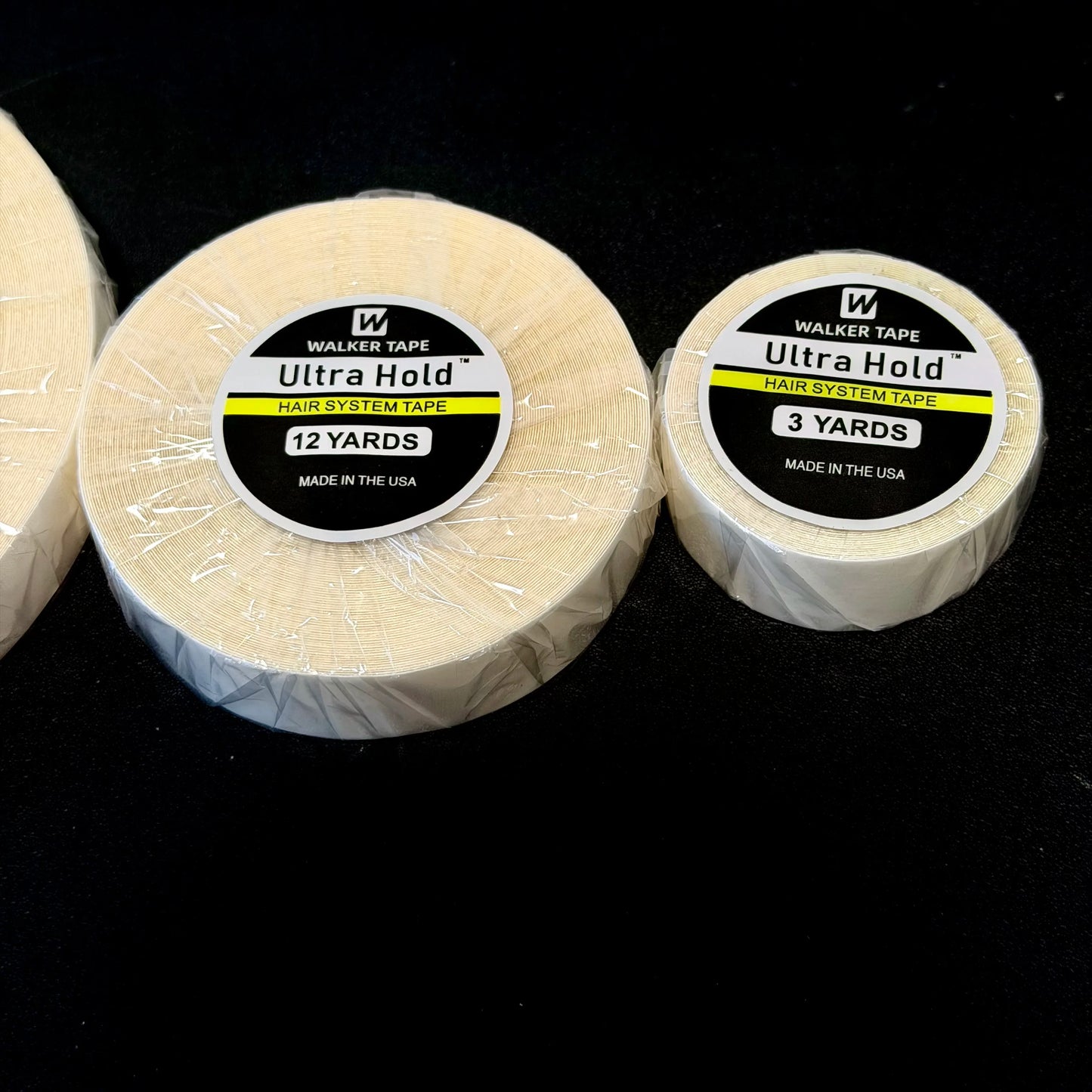 Walker Tape Ultra Hold Lace Front Hair System Tape 3/12Yards 4Sizes 0.8/1.0/2/2.54cm Strong Adhesive Wig Toupee Tape