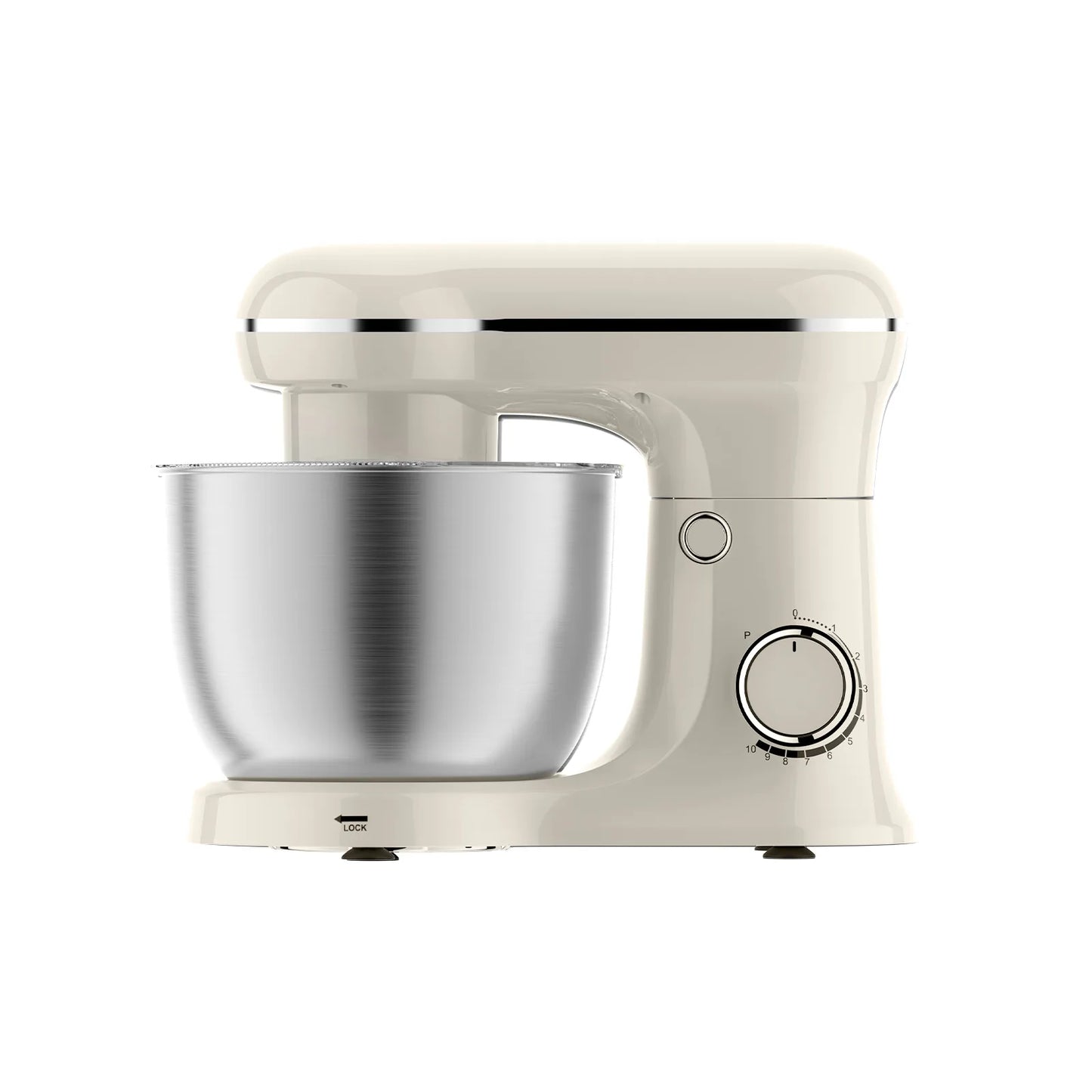 Stand Mixer for Home Baking, 5.5L Large Capacity Electric Dough Kneader & Egg Beater, Food Blender Machine with Mixing Attachmen