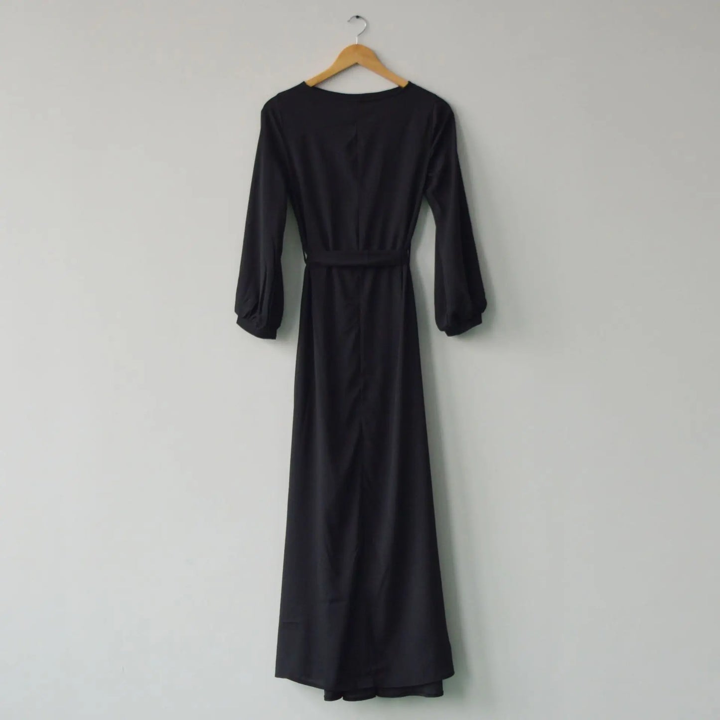 Bohemian Long Summer Dress Casual Lantern Sleeve round Neck Dress Polyester Fiber Mid Waist Print Patchwork Urban Casual Style