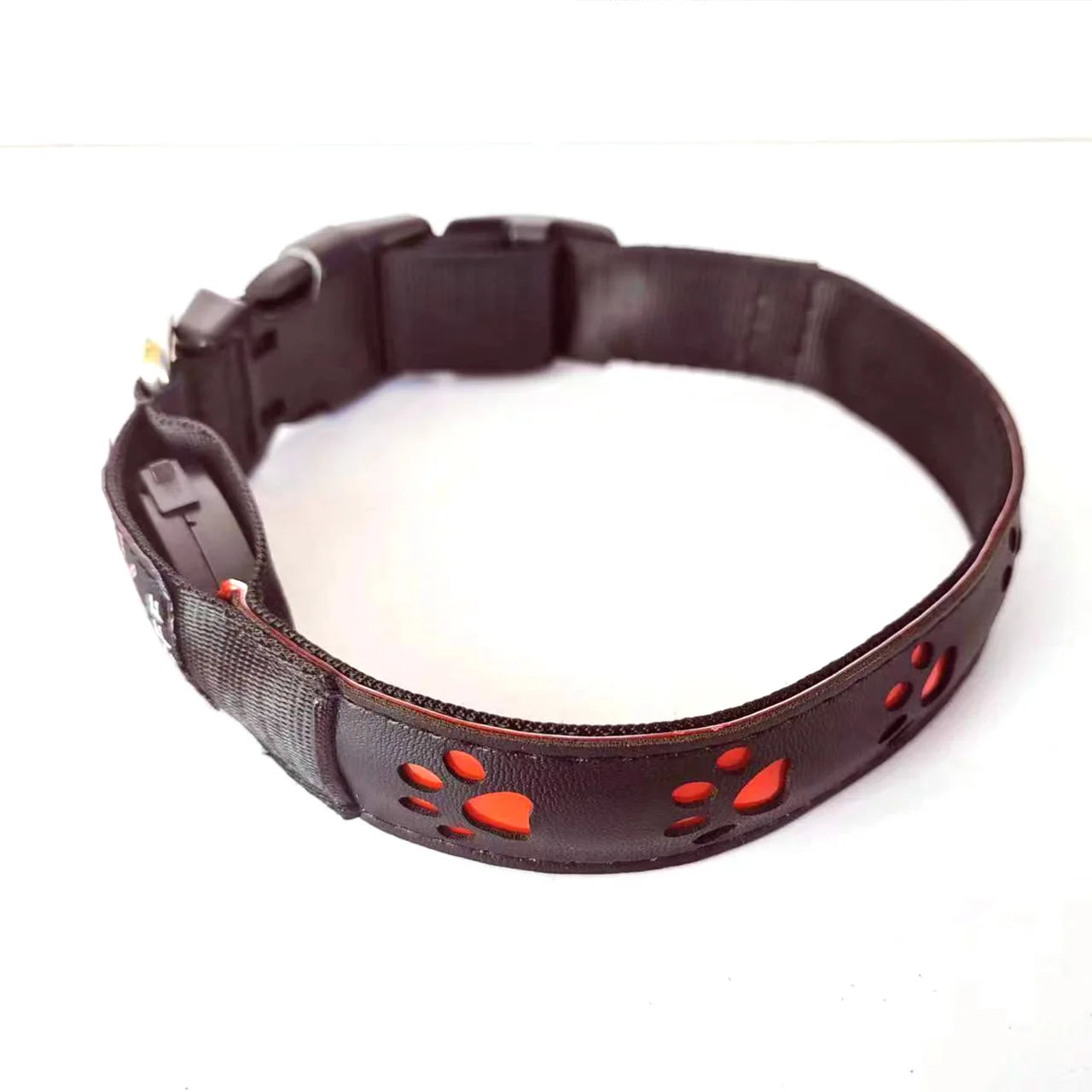 XS-L Luminous Dog Necklace Usb Glowing Small Dog Cat Collar Anti-Loss Cat Collar Safety Night Light Pet Supplies