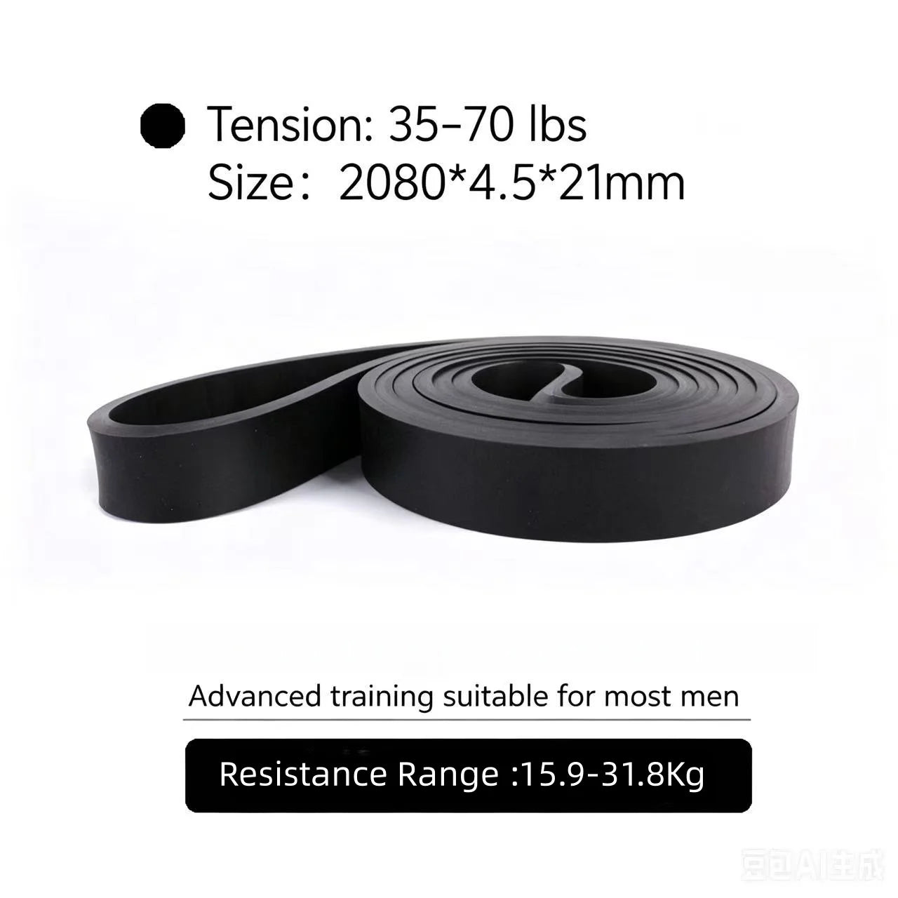 TPE Resistance Bands 6 Levels Different Strength Elastic Exercise Bands for Pull Up Assist, Yoga, Pilates, Physical Therapy, Bod