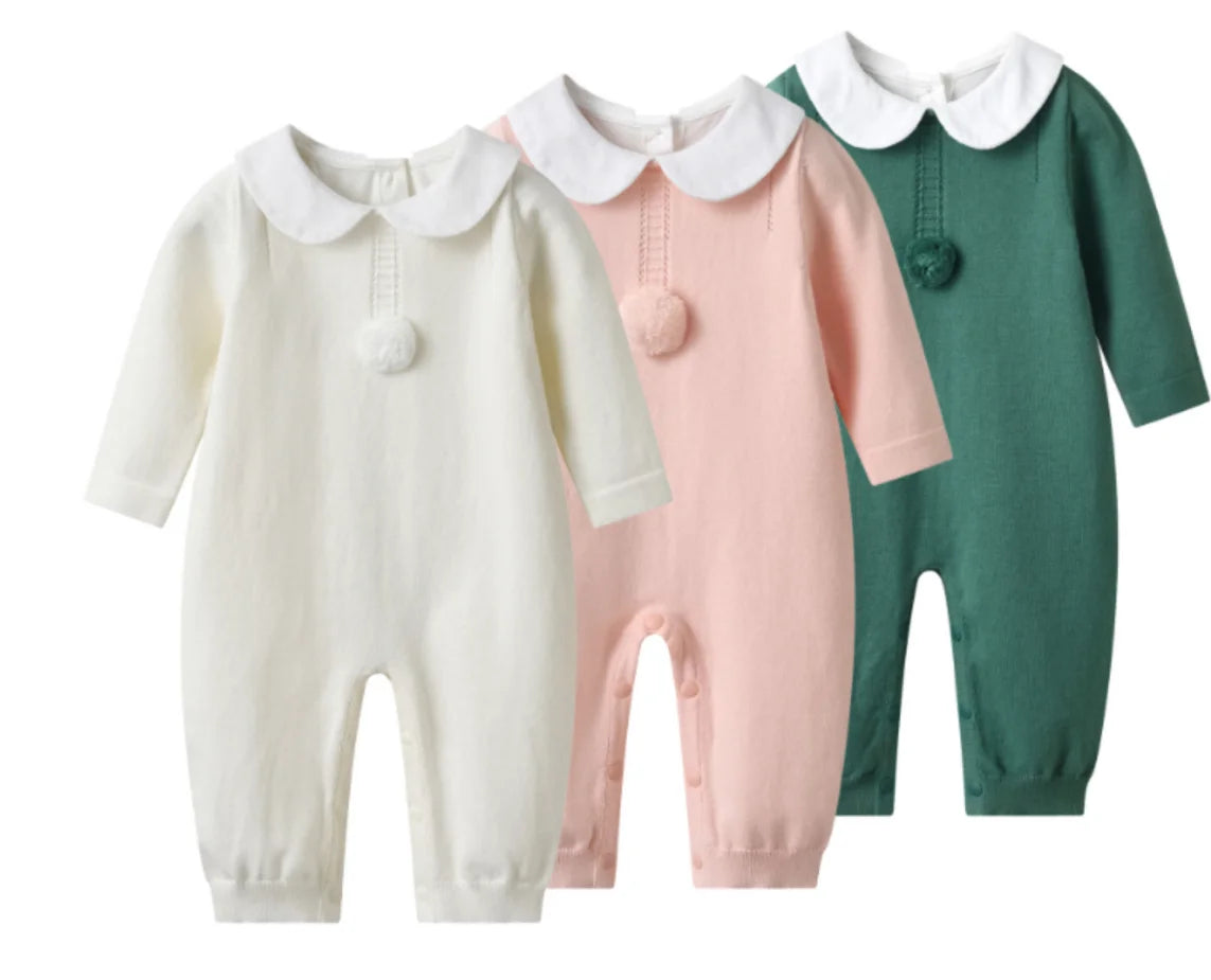 Knitted Baby Boy Girl Clothes Newborn Autumn Baby Romper Jumpsuit For Boy Cotton Infant Jumpsuits Kids Toddler Playsuit Onesie
