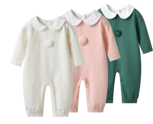 Knitted Baby Boy Girl Clothes Newborn Autumn Baby Romper Jumpsuit For Boy Cotton Infant Jumpsuits Kids Toddler Playsuit Onesie