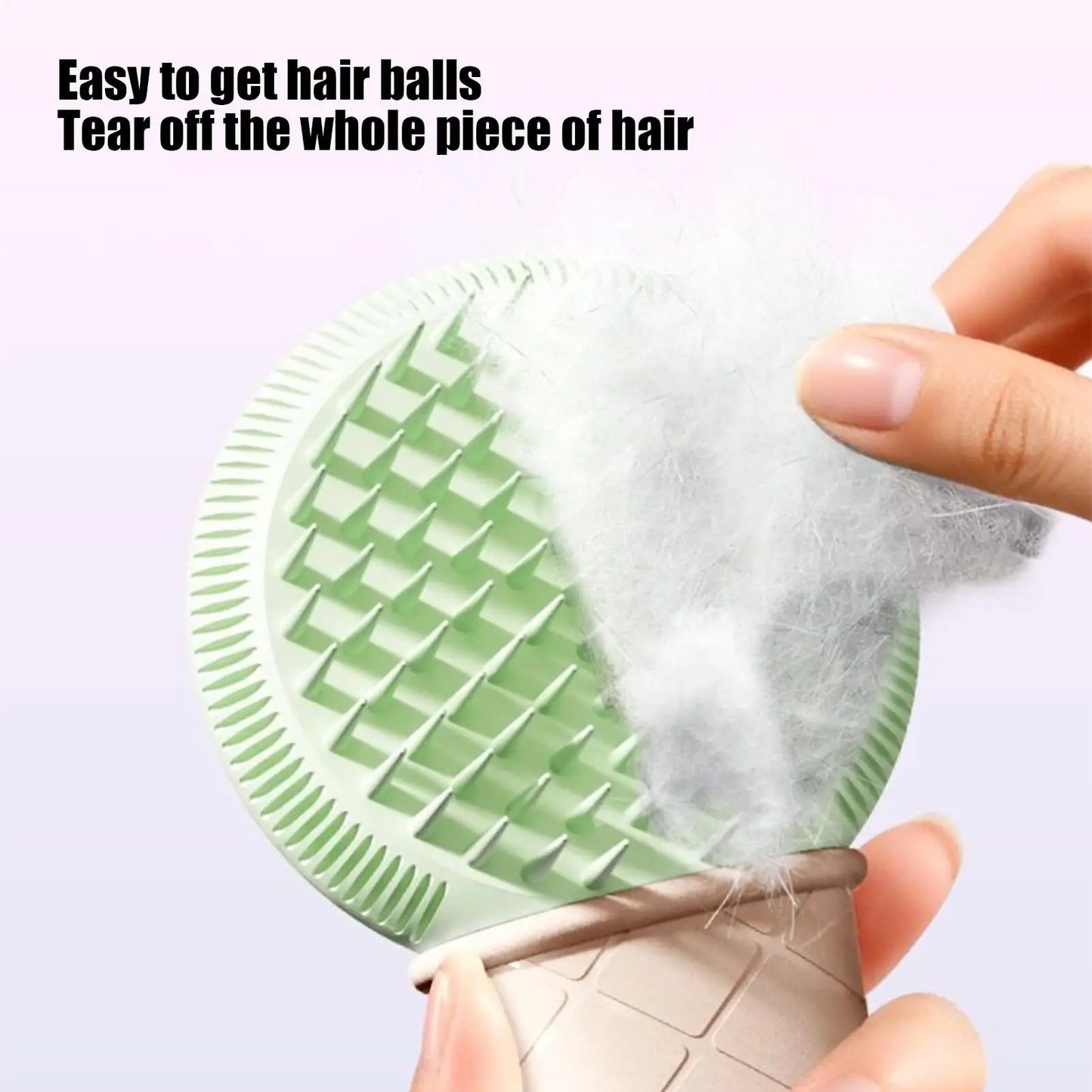 Dog Grooming Brush Animals Skin Massaging Soft Bristles Pet Cat Dog Hair Grooming Brush For Indoor Outdoor Long Short Coat Small