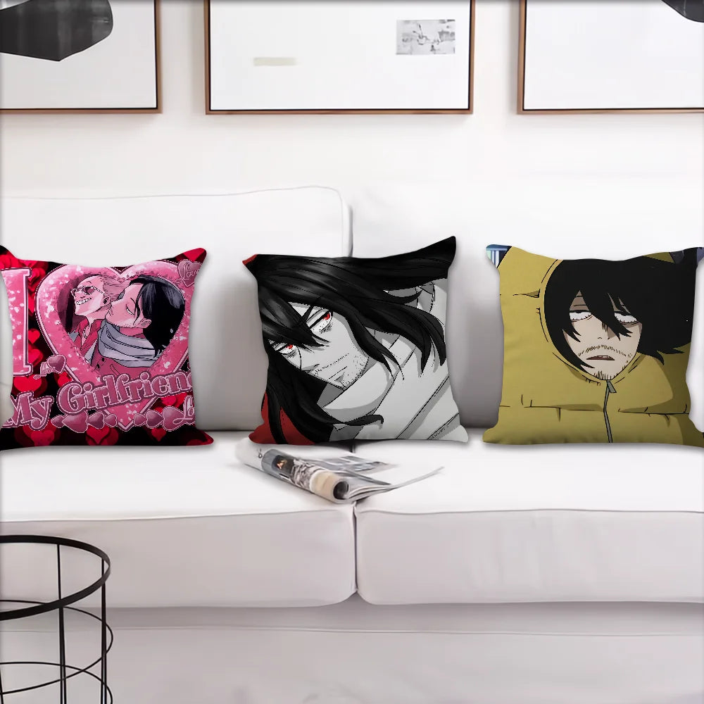cushion a-Aizawa Head manga anime cover Plush Fabric Soft Double Eraser Sided Print Sofa Cushion Cover Throw Shota Pillow Covers