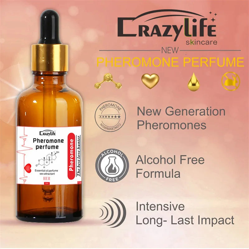 Pheromone Perfume Irresistible Attraction Unisex Longlasting Fragrance Floral Fruity RomanticDate Charm Fragrance Essential Oil