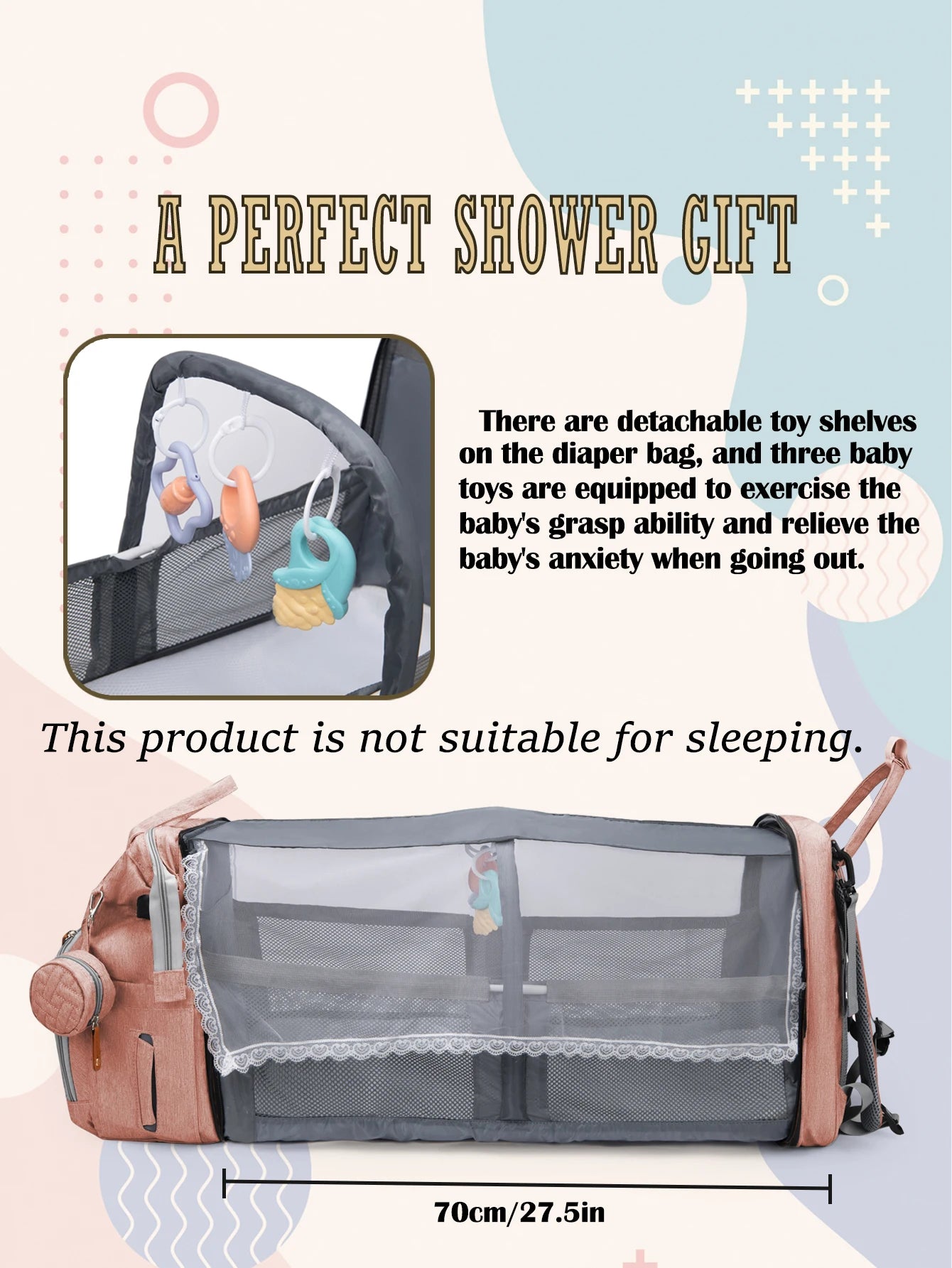 Baby Diaper Bag Backpack, Baby Bags for Boys Girls, Diaper Backpack Bag with a Changing Station, Large Travel Back Pack