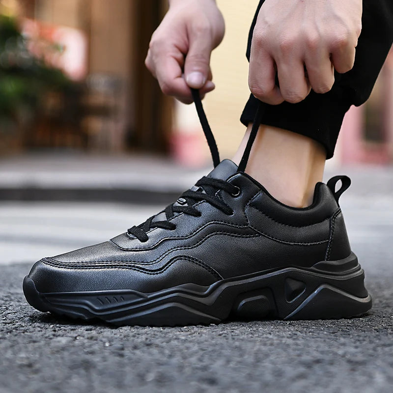 Winter Men Casual Shoes Breathable Warm Walking Sneakers Outdoor Lightweight Male Sport Shoes Lace-up Mens No-slip Running Shoes
