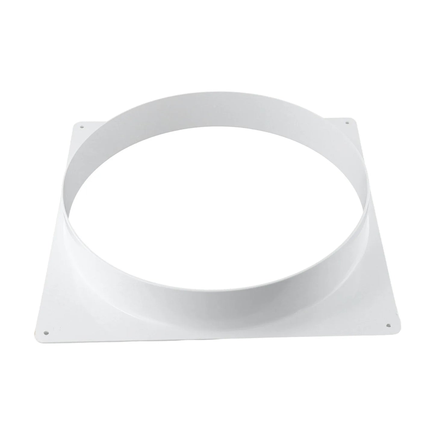 1pc Exhaust Pipe Straight Pipe 100-300MM ABS Air Duct Connectors Flange Ventilation Ducting Replaceable Accessories White