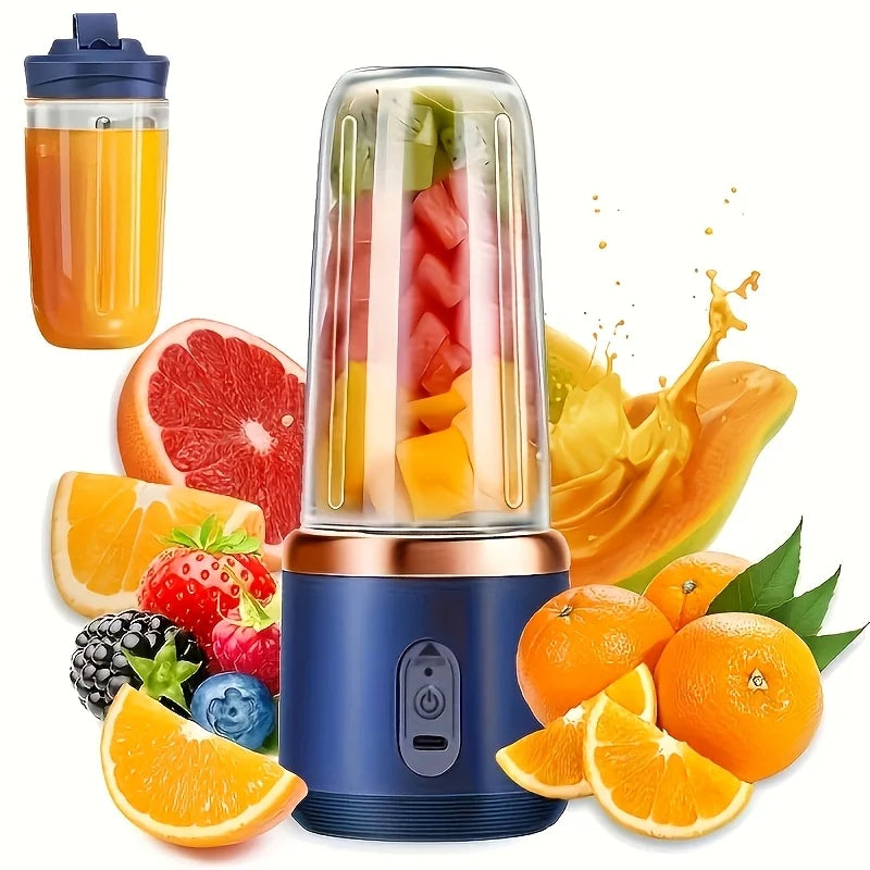 400ml Portable USB Blender Electric Travel Juicer Cup For Smoothie Milkshake Kitchen Mini Mixer Tool