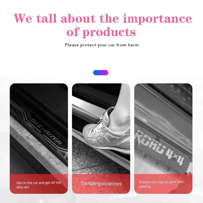 Car doorsill Protective Sticker Tape For SAIC Maxus T60 T70 T90 Pickup D60 D90 D20 G50 G10 G20 T90 V80 T70 V90 Car Accessories