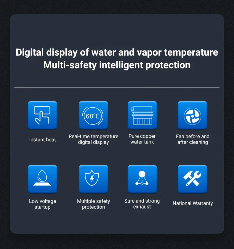 DIVEDEER 6L–18L Portable Instant-Heat LPG Water Heater for Home Use Stainless Steel Construction, Easy Installation