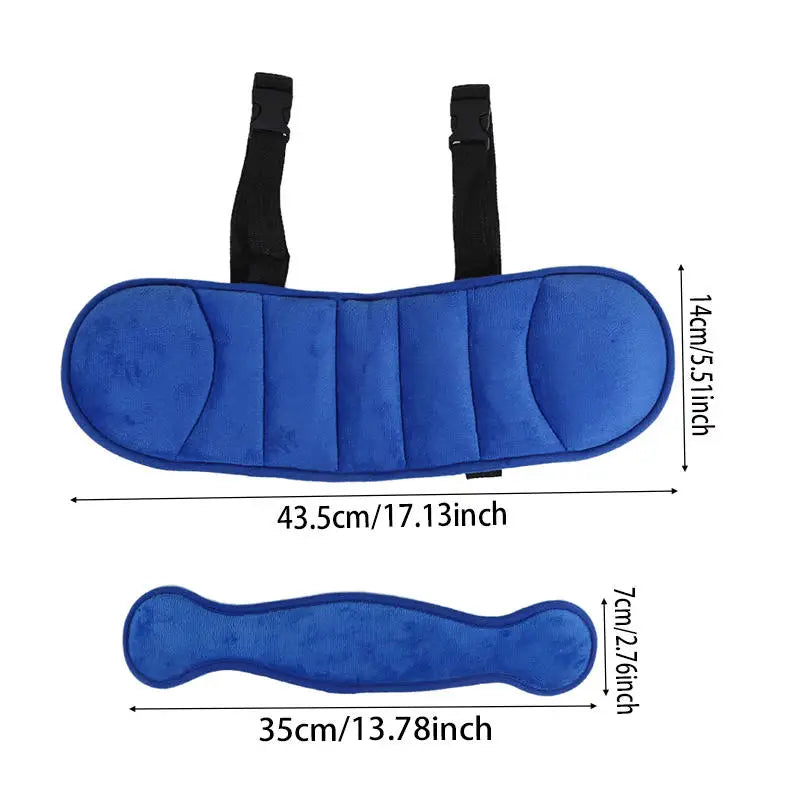 Child Car Safety Seat Head Fixed Strap Car Travel Protection Headrest Baby Seat Headrest Car Interior Sleep Assist Strap