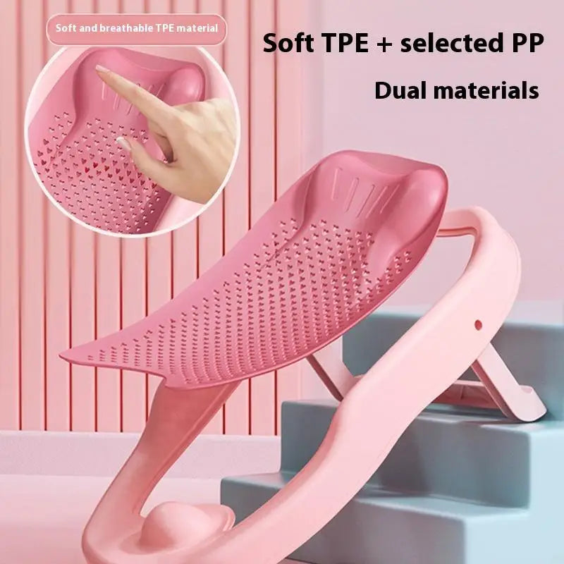 1Pcs Universal Newborn Net Pocket Anti Slip Artifact Baby Shower Net Bath Bed Anti Slip Pad Foldable Bathtub Holder