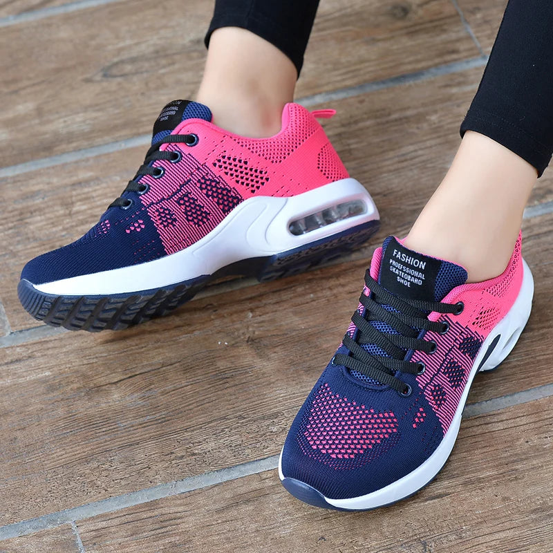 Women Running Shoes Breathable Casual Shoes Outdoor Light Weight White  Sports Shoes Casual Walking Sneakers for Wamen