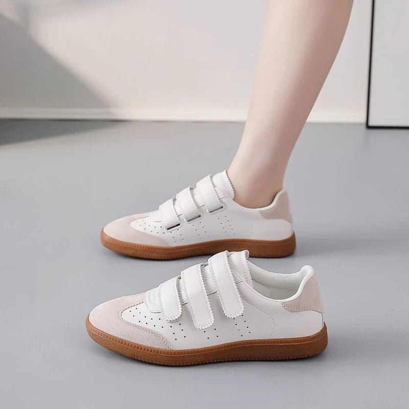 AIYUQI 2025 new women's sneakers shoes Non-slip flats Dexun women shoes Large-size Velcro casual shoes for students female shoes