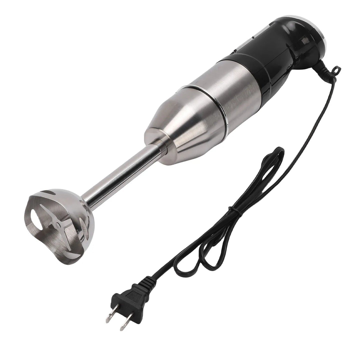 Immersion Hand Blender 400W Electric Handheld Portable Stick Mixer for Effortless Blending Smoothies Shakes Puree Round