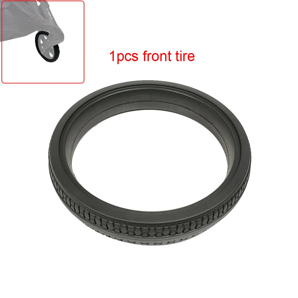 Custom Stroller Tire Each For Jane Muum Buggy Front Or Rear Wheel PU Tubeless Tyre With Tread DIY Baby Replacement Accessories