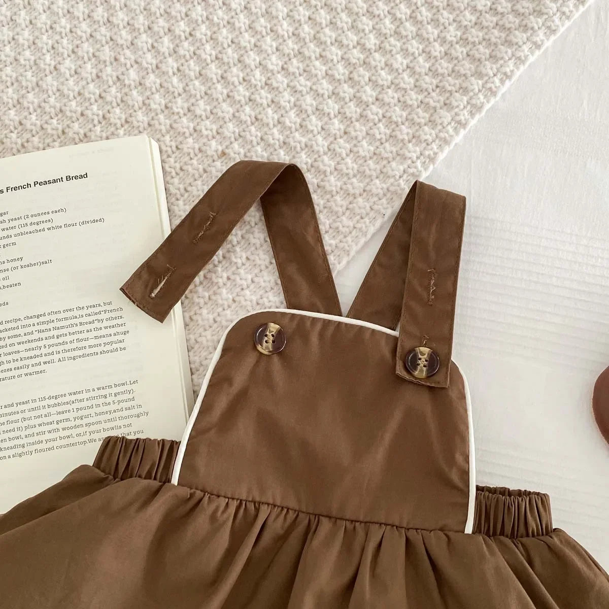 8761 Baby Clothing Set Spring 2024 New Girl's Suit Sleeveless Suspenders Skirt Short+Doll Collar Shirt Sweet Two Piece Suit
