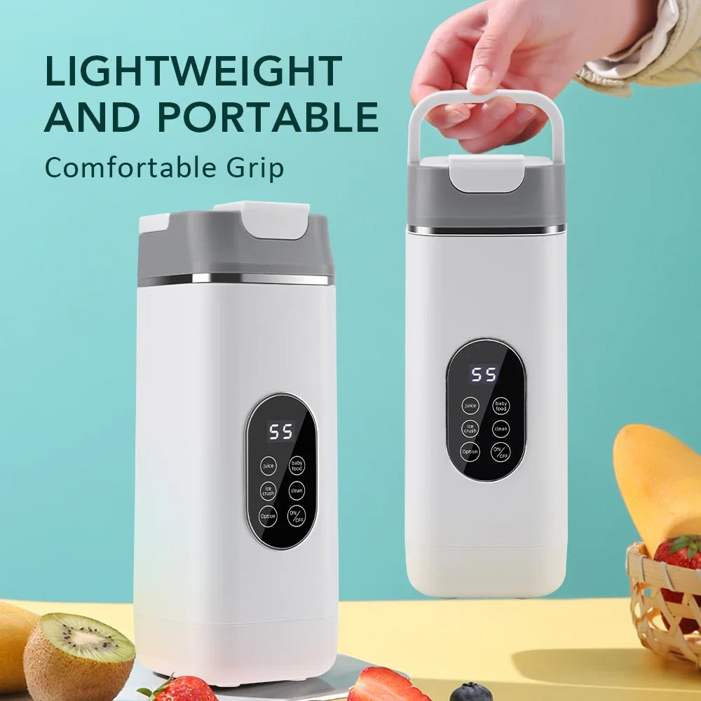 6 Color 400ml Portable USB Blender Electric Travel Juicer Cup For Smoothie Milkshake Kitchen Mini Mixer Tool