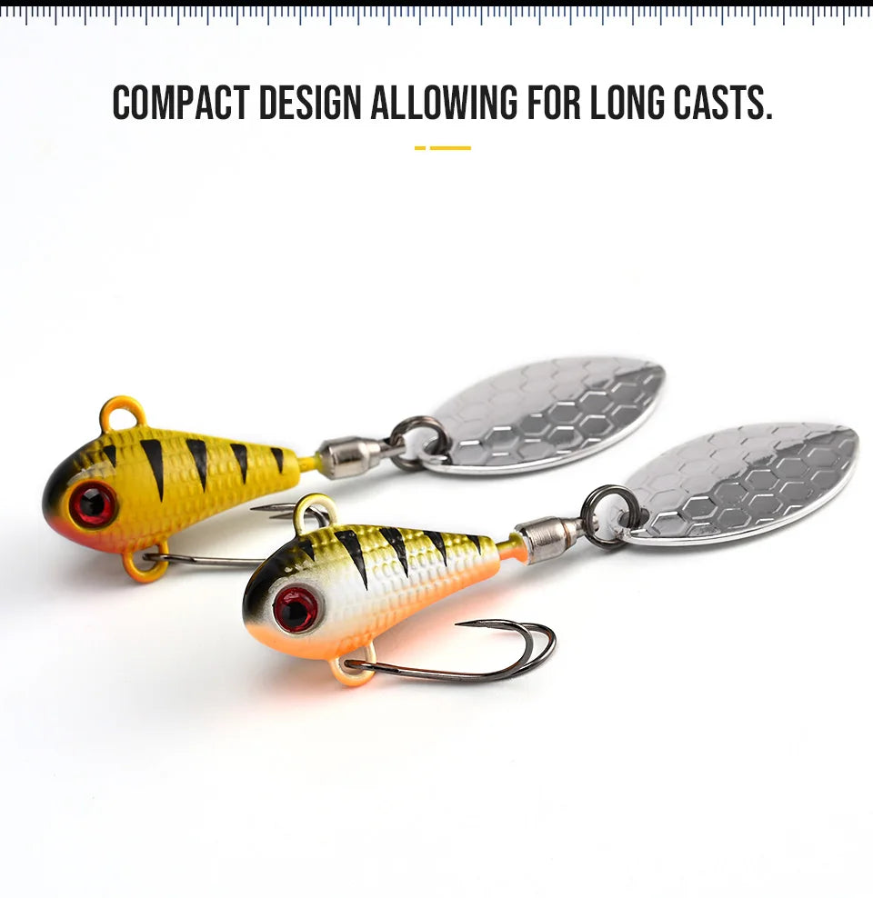 BLUX 5pcs/lot SPINTAIL Fishing Lure 4.5g 7g 11g 14g 19g Spinner Metal Vib Casting Jig Spoon Bait Freshwater Bass Tackle
