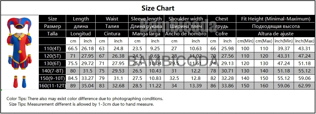 The Amazing Digital Circus Cosplay Costume Halloween Cartoon Circus Pomni Jax Ragatha Caine Jumpsuit Outfits Party Outfit