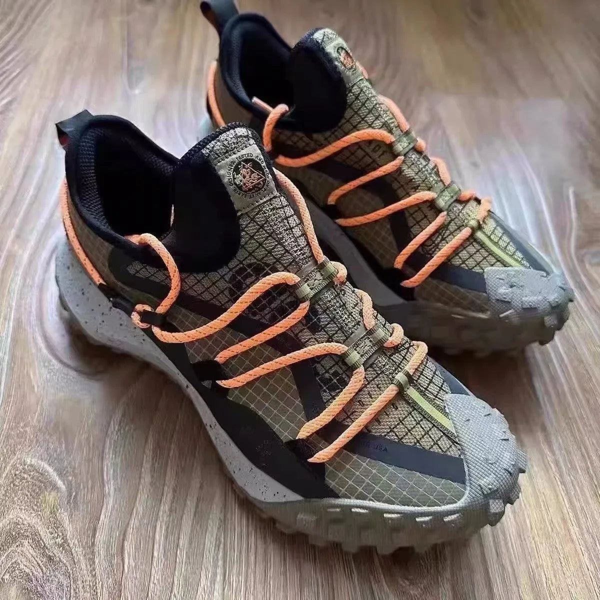 Waterproof Non-Slip Hiking Mountaineering Shoes Men's Women's Outdoor Rubber Sole Low Top EVA Breathable Trekking Shoes