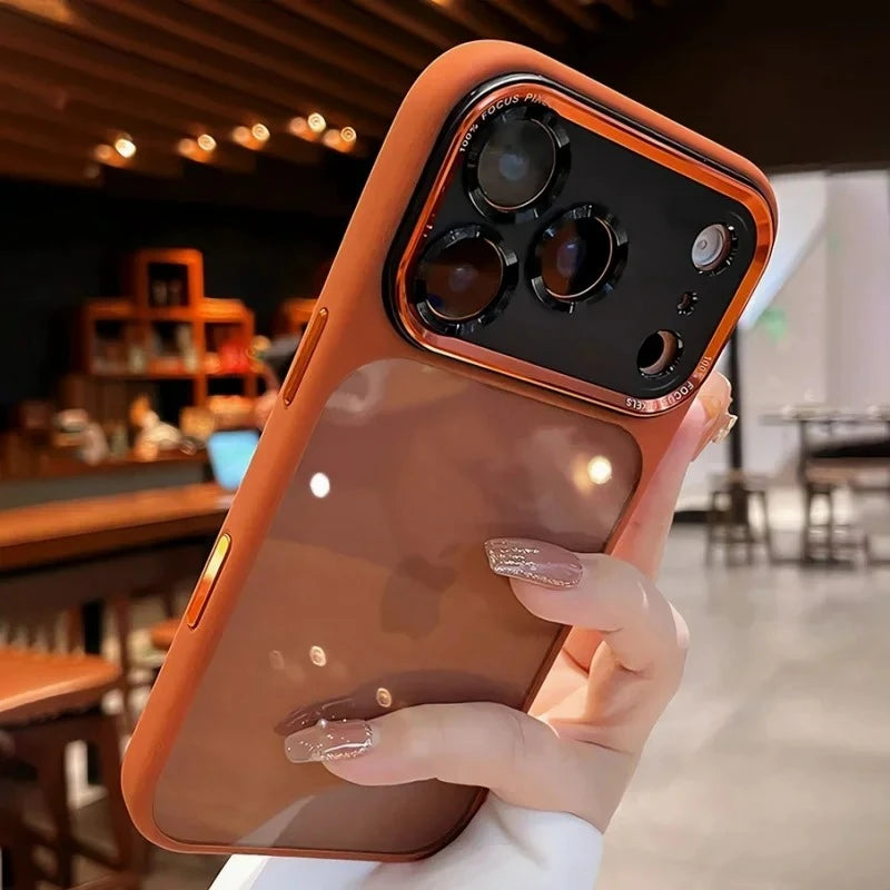 Luxury Transparent Phone Case for IPhone 17 Air 16 15 14 13 12 Pro Max Plus 17Air 17Pro 16Pro i17 Clear Shockproof Bumper Cover