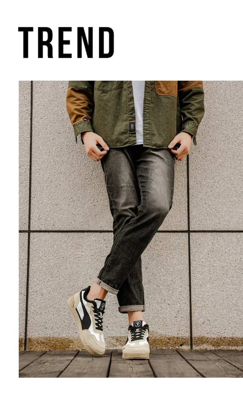 Men Casual Sneakers Winter Running Shoes Outdoor Casual Platform Sneaker Anti Slip Footwear Fashion Sport Shoes Size 39-44