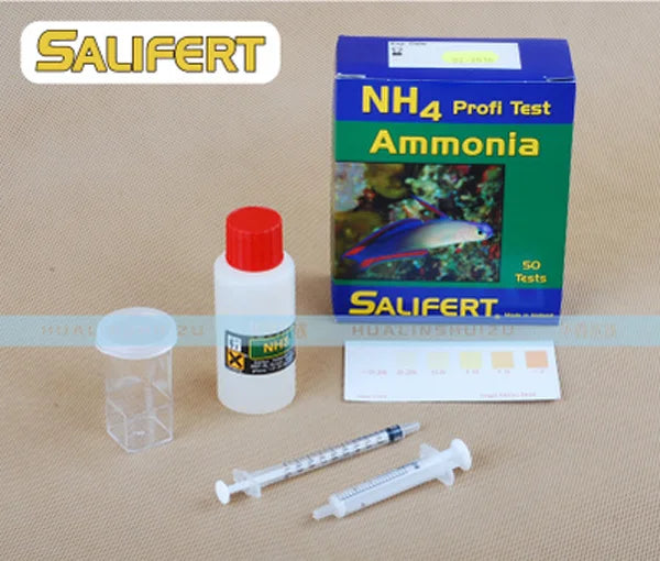 Salifert Test kit Ca Calcium Cu I2 KH Mg NH4 Ammonia NO2 Nitrite NO3 Nitrate PH PO4 Sr Potassium Water Test Reef Tank