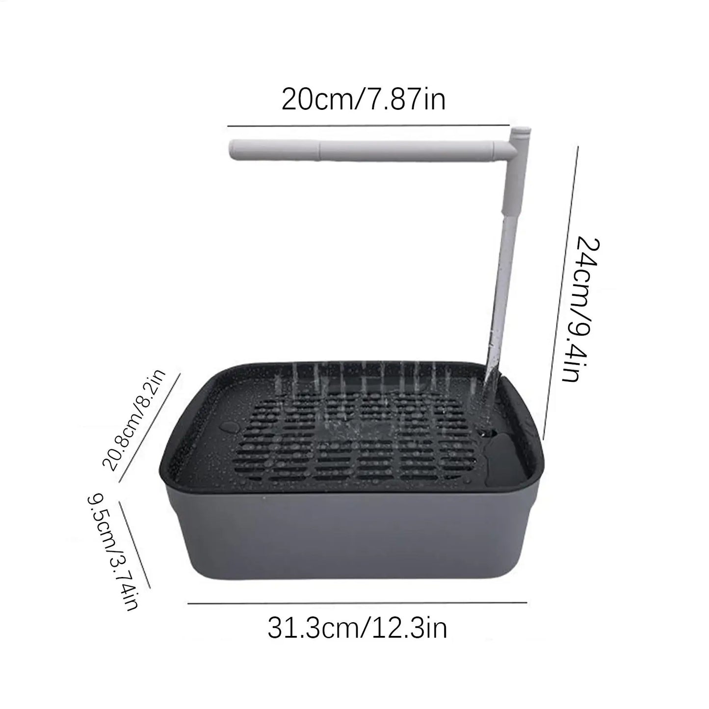 2026 New Automatic Parrot Bird Bath Tub USB Electric Pet Circulating Water Bathtub Shower Fountain Pet Supplies