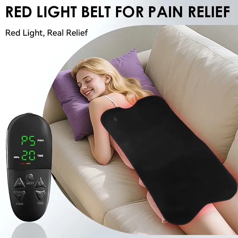 210pcs LED Bead Red Light Belt Red Infrared Light Therapy Pad LED Beauty Devices for Face and Body Back Knee Hands Feet Relief