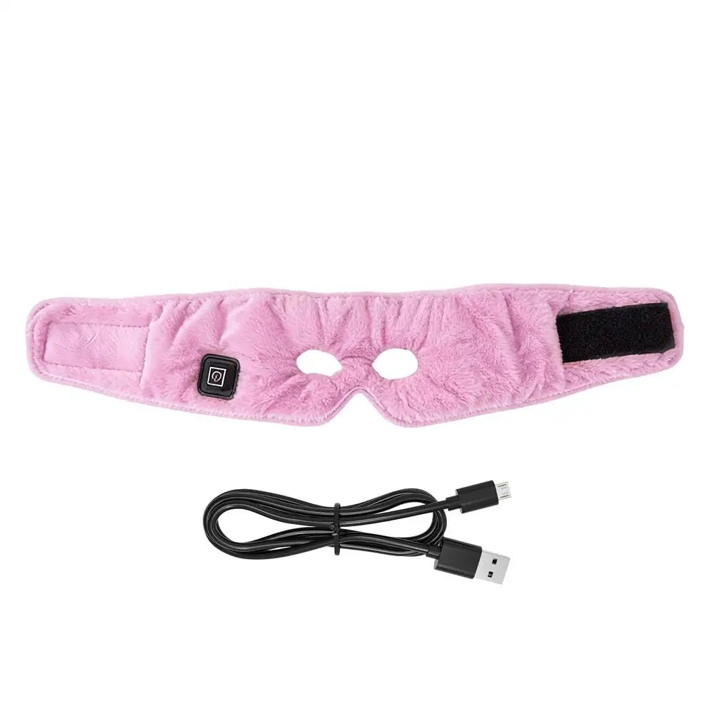Sinus Heating Pad Adjustable Temperature USB Powered Heated Relief Mask Pain Pressure Tension Hot Compress Eye Therapy