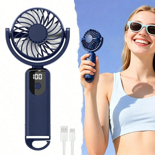 New Handheld Small Fan, Mini Portable Portable Cooling Device, Silent and Long-lasting, Essential for Summer Outdoor Coolness