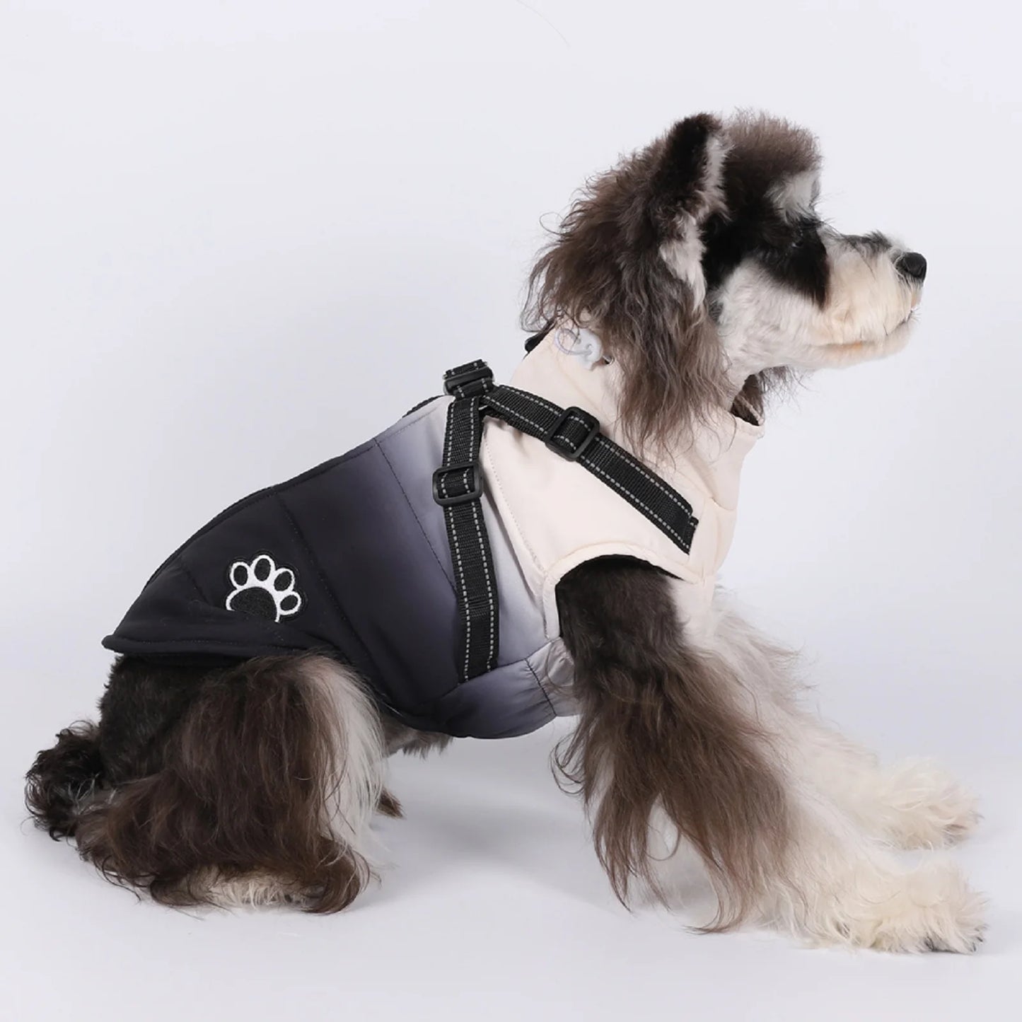 Waterproof Dog Jacket With Harness Winter Warm Pet Dog Clothes For Small Big Dogs Coat Chihuahua Clothing French Bulldog Outfits