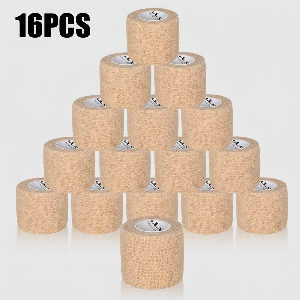 16/10/3PCS Tattoo Grip Bandage Colorful Self Adhesive Wrap 5cm X 4.5m Non Slip Handle Tape Tattoo Machine Grip Cover Supplies