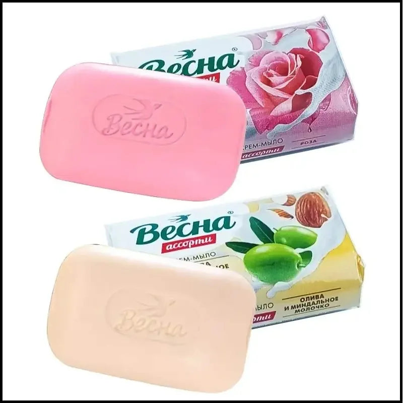 Russian Strawberry Coconut Soap Olive Almond Milk Soap Clean Fragrance Bath Face Wash Hand Soap