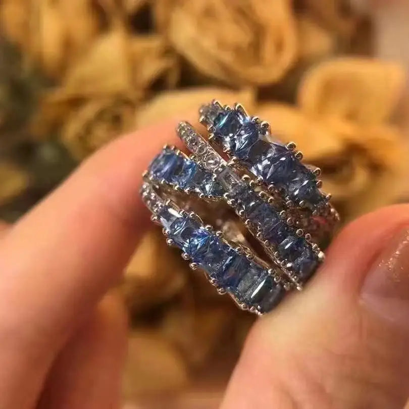 Rings Sales Trend Luxury Brand High Quality Jewelry Original Shiny Christmas Birthday Cocktail Party Engagement Gift for Women