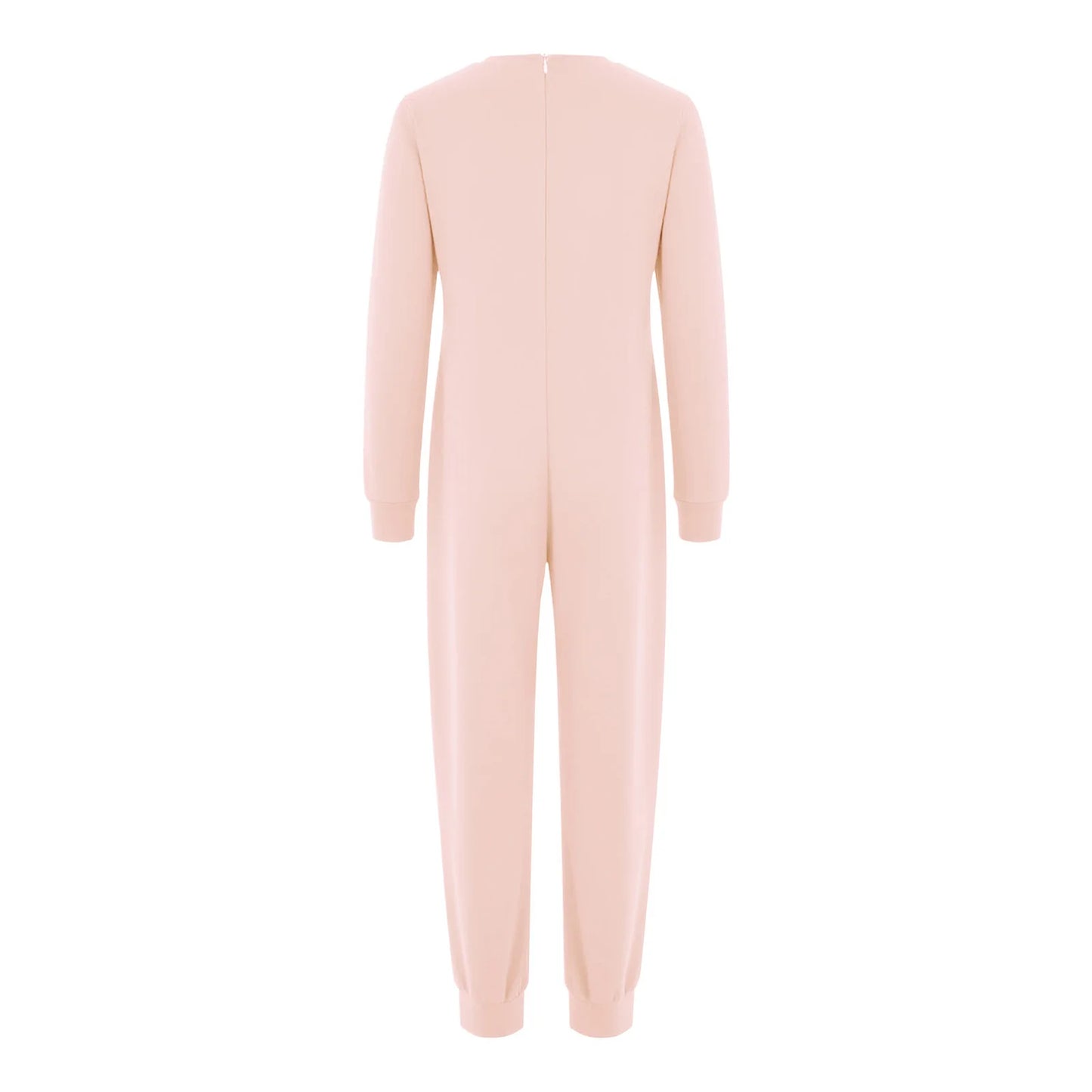 Children Special Needs Adaptive Clothing Solid Color Long Sleeve Zipper Back Jumpsuit Cotton Rompers Workout Sports Bodysuit
