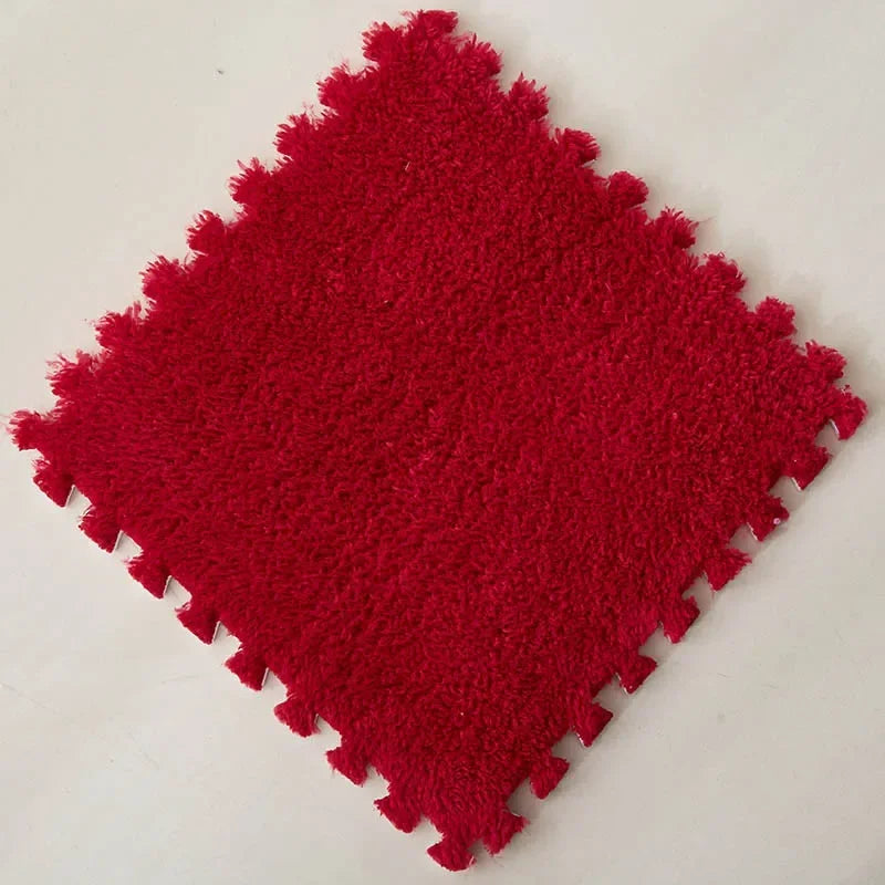10/20Pcs Soft Plush Children's Mat Baby Play Mat Baby Toys Eva Foam Puzzle Carpet in Children's Room Keep Warm Playmat Floor Mat