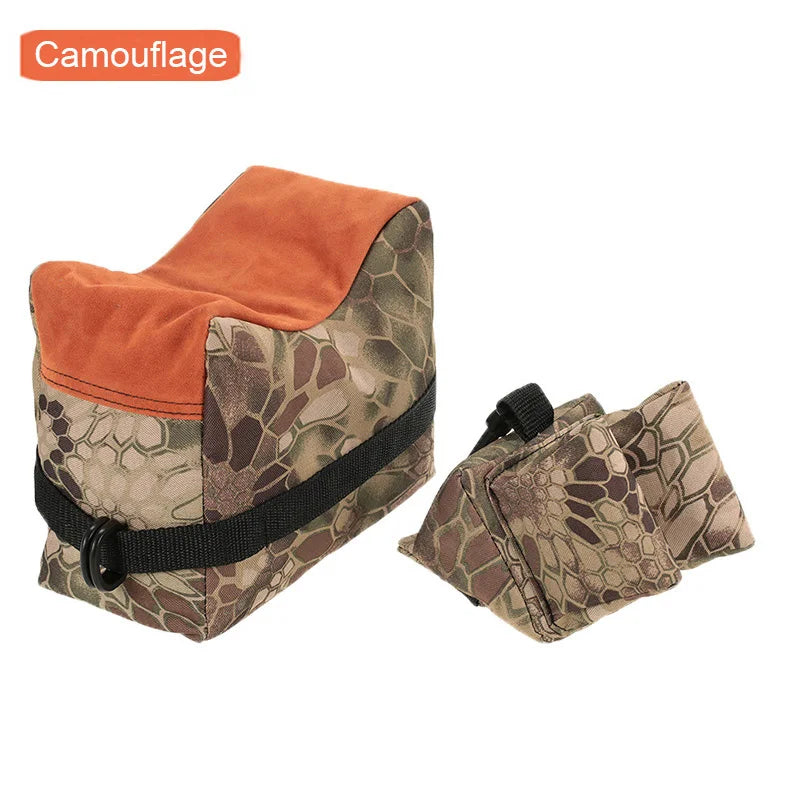 Tactical Gun Rest Bag Support Stand Outdoor Shooting Sandbag Unfilled Front Rear Gun Bag Airsoft Hunting Accessories