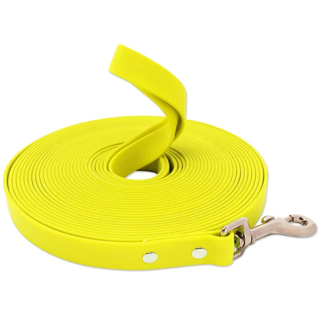Waterproof Dog Leash PVC Long Dog Training Leash 10 Meters 15m Lead For Dogs Nylon Dog Rope Strong Durable Dog Strap For Dogs