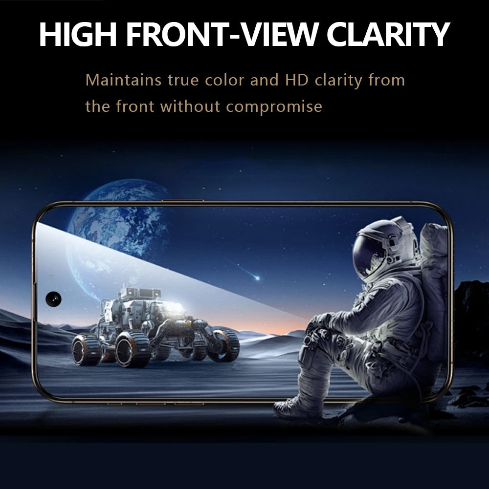 Lereach for vivo X300 Pro vivo x300 Anti-Spy Screen Protector Dust-Free Box Auto-Alignment Full Coverage Tempered Glass Film