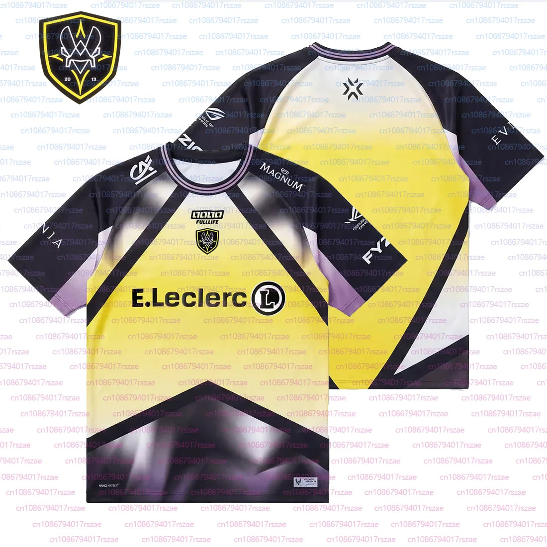 Gradient Design 2026 Team Vitality Men T-shirts Summer Valorant CS Gaming 3D Print Jersey Male Esport Club Training Uniform Tees