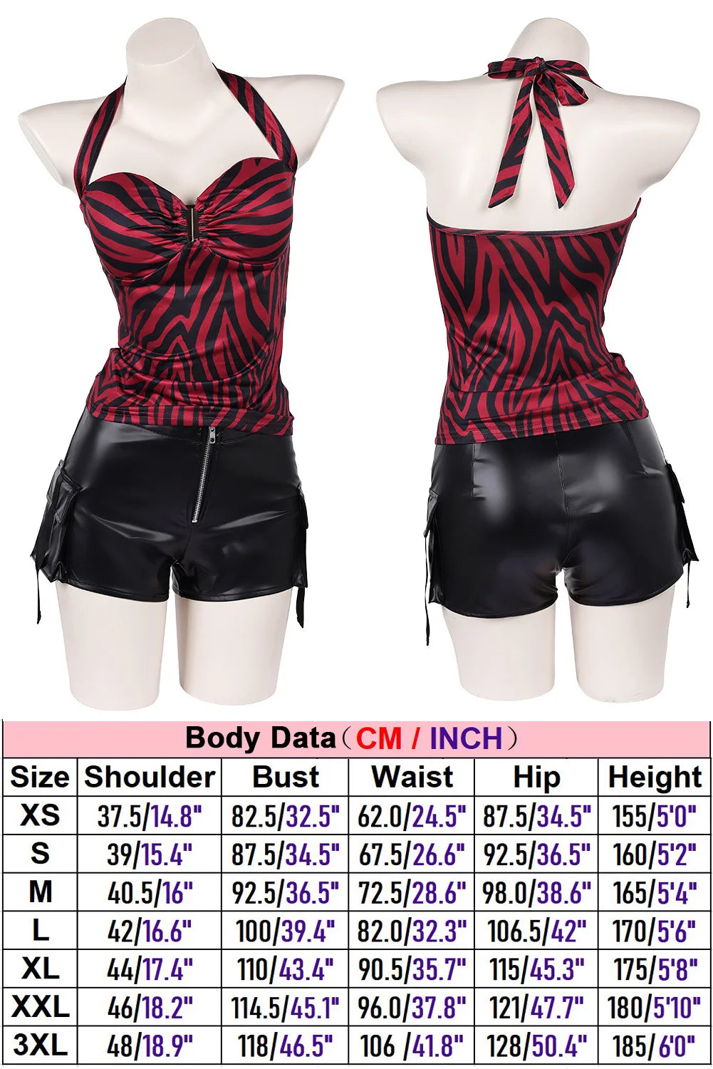 Nikki Cosplay Costume 2026 Horror TV Obsessions Roleplay Adult Women Top Shorts Disfraz Outfits for Carnival Halloween Party