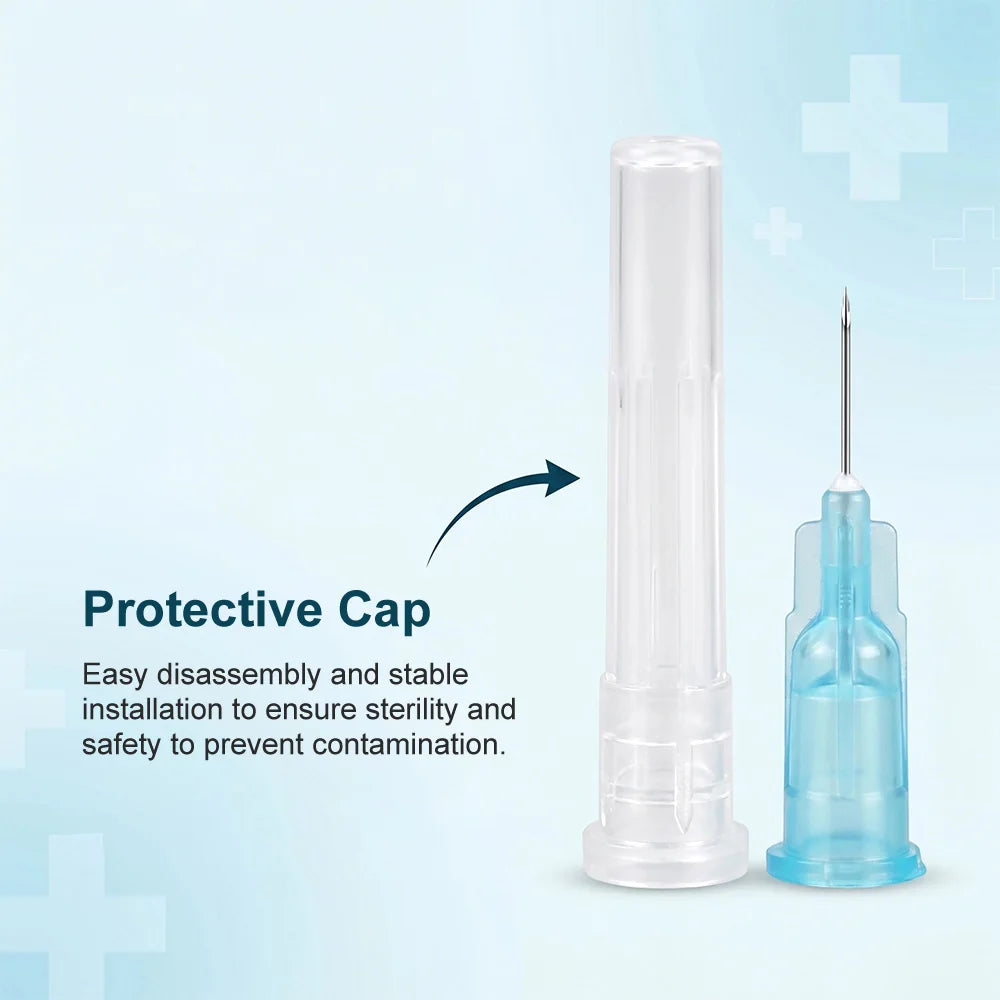 100Pcs 25G 27G 29G 34G 33G 32G 31G 30G Painless Small Superfine Beauty Needle Disposable Injection Piercing Needles 1.5/4/6/13mm