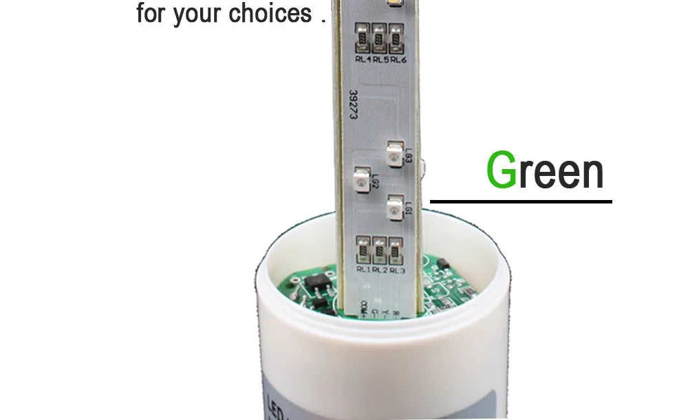 1-3 color LTA Vertical Industrial Multilayer Stack light Lamp Signal Tower Alarm caution light Flash Industrial Tower LED Silver