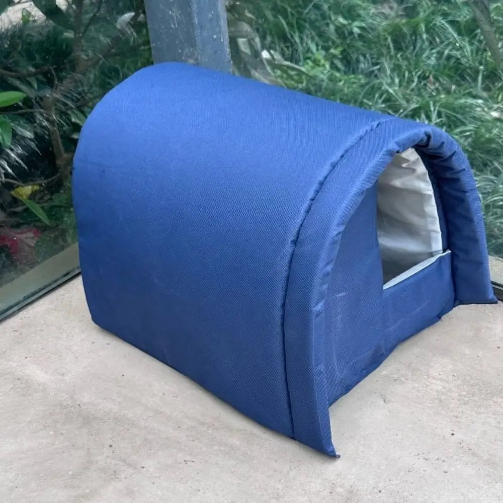 Durable Warm Pet Cat House Windproof Thicken Outdoor Cat Shelter Vaulted Design Waterproof Stray Cat Den Outdoor