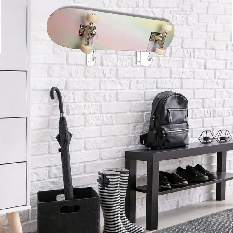 Skateboard Wall Mount Display Horizontal Storage Hanger For Longboard Skateboard Stand Skateboard Shelf Fits Virtually All